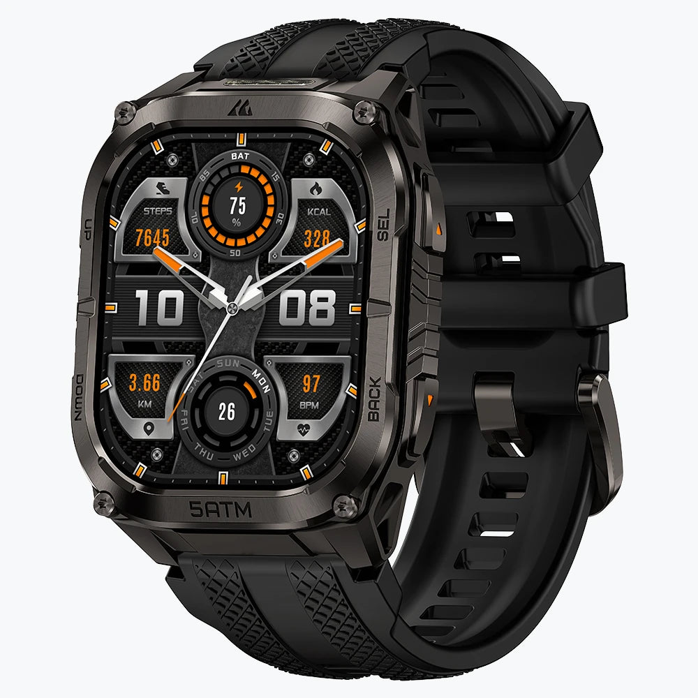 TANK M4C: Square Smartwatch for Construction | KOSPET US