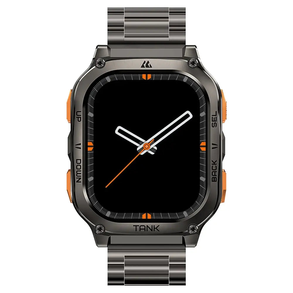 kospet-tank-m3-ultra-smartwatch-black-with-steel-straps#color_black^package_Silicone + Steel Premium
