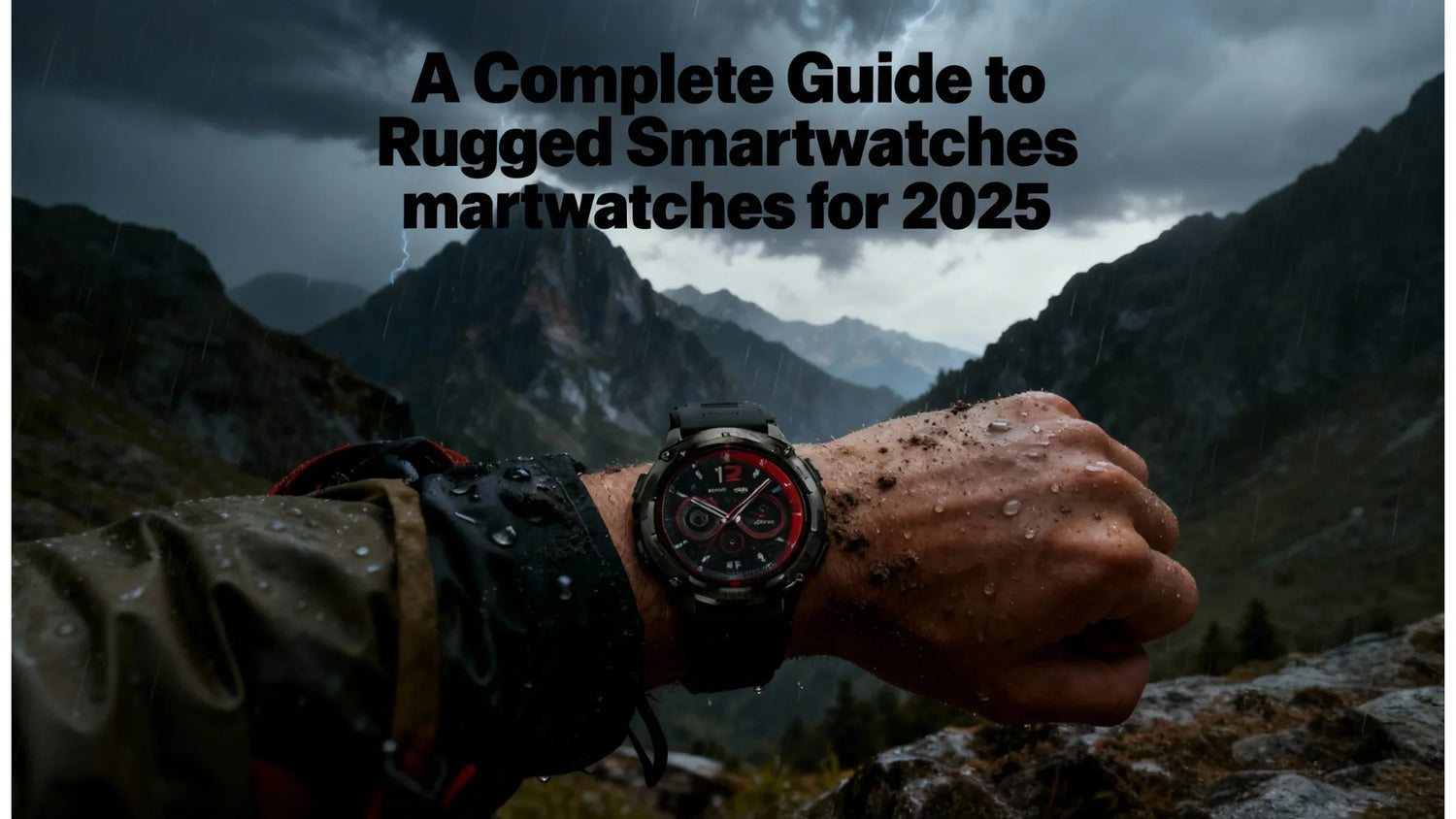 The Man with Rugged Smartwatch |  KOSPET Smartwatch