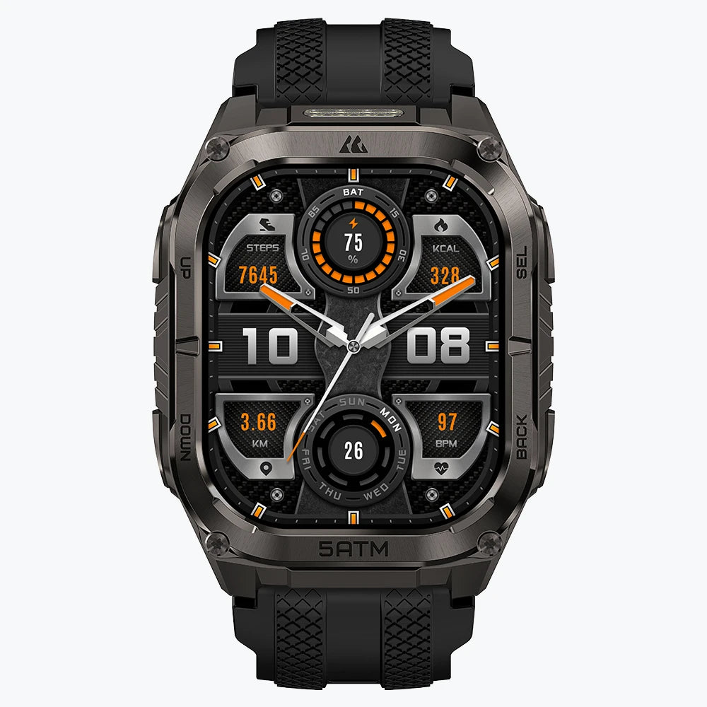 TANK M4C: Square Smartwatch for Construction | KOSPET US