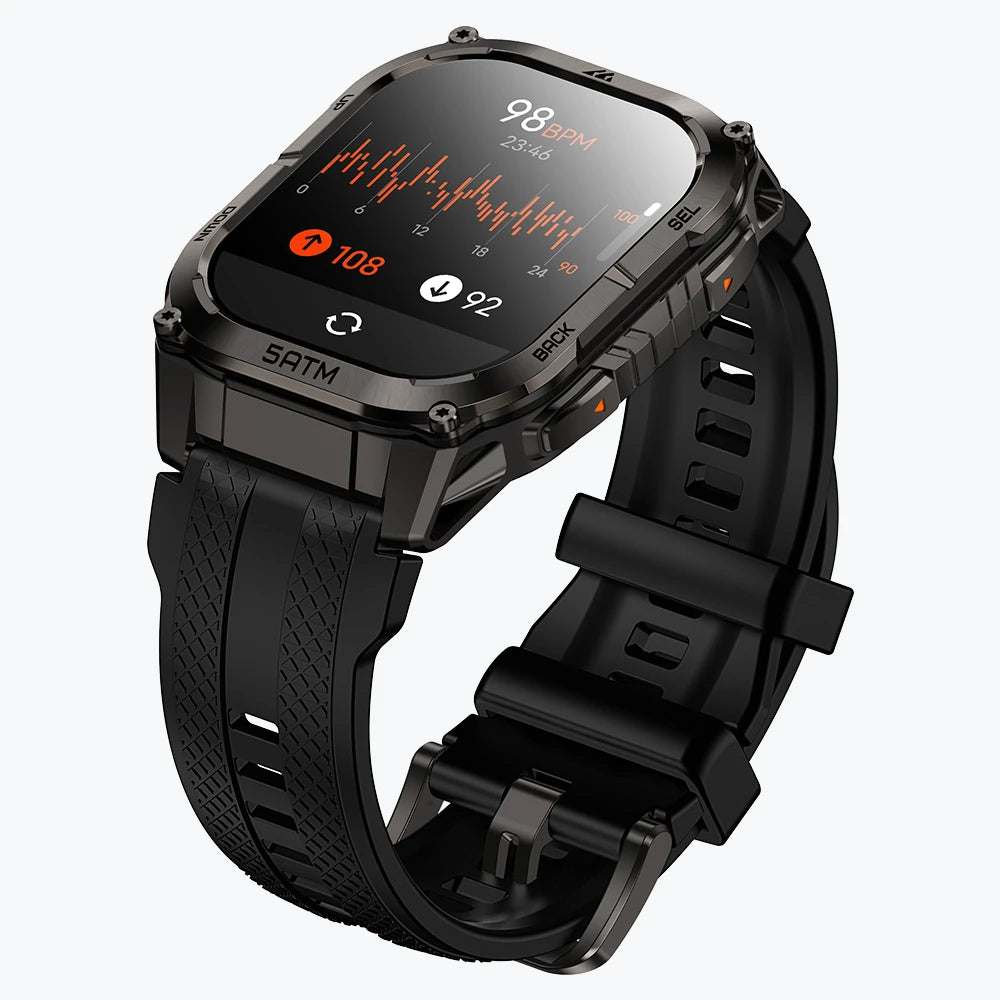 TANK M4C: Square Smartwatch for Construction | KOSPET US