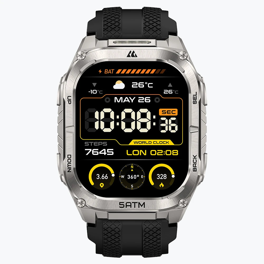 KOSPET-tank-m4c-smartwatch-silver-with-silicone-straps_2#color_silver^package_Silicone Basic