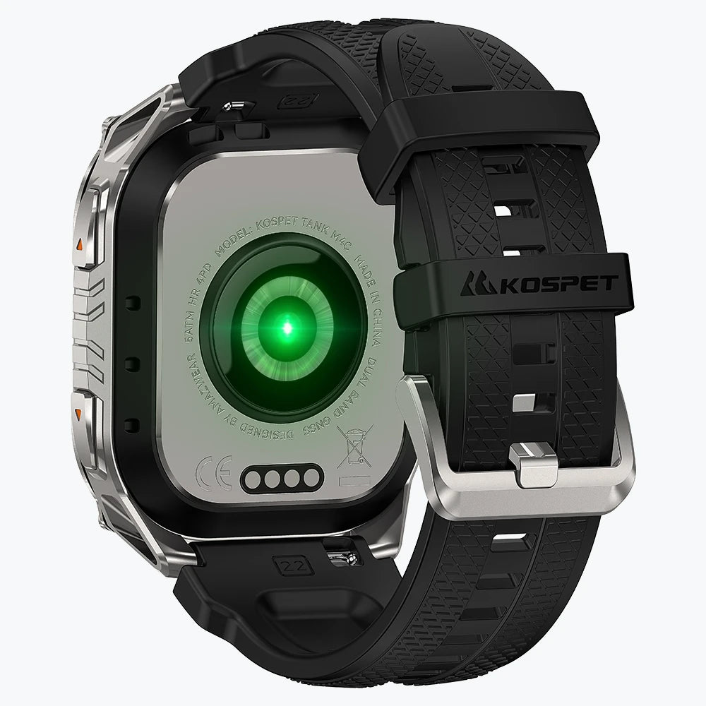 TANK M4C: Square Smartwatch for Construction | KOSPET US