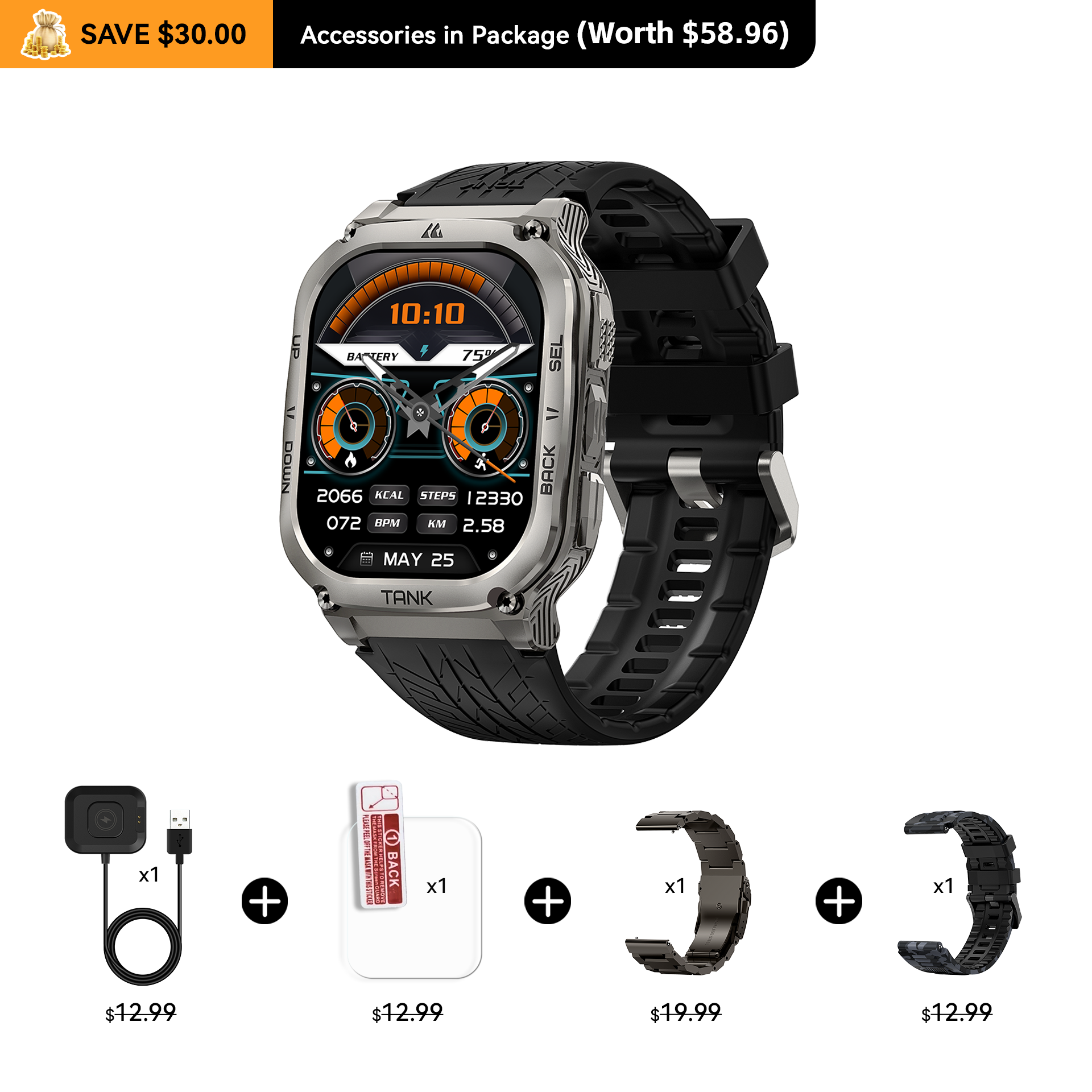 KOSPET TANK M3 Smartwatch