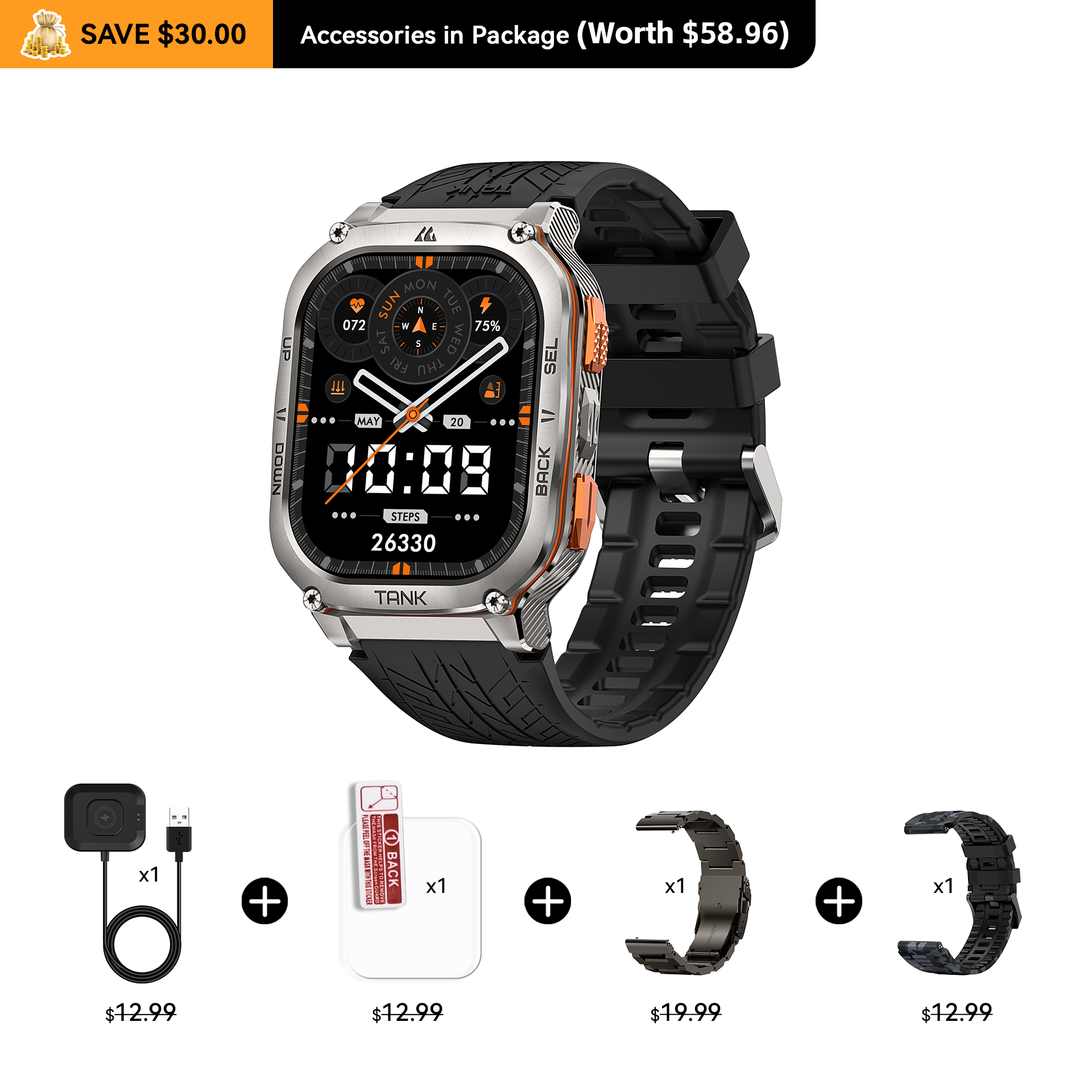 KOSPET TANK M3 Ultra Smartwatch