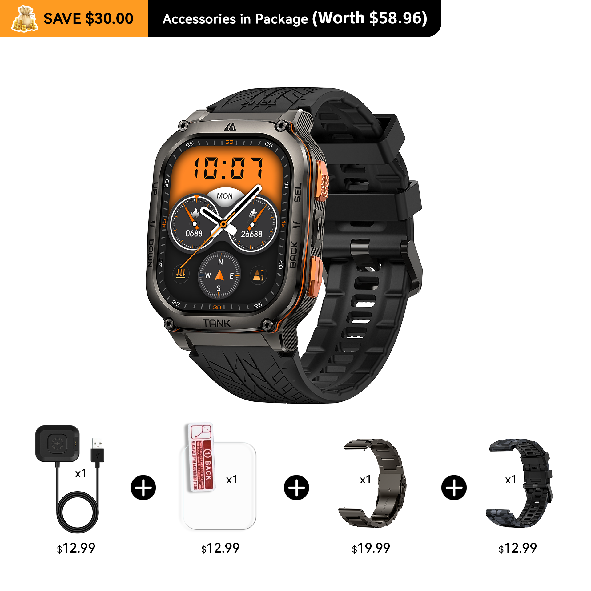 KOSPET TANK M3 Ultra Smartwatch