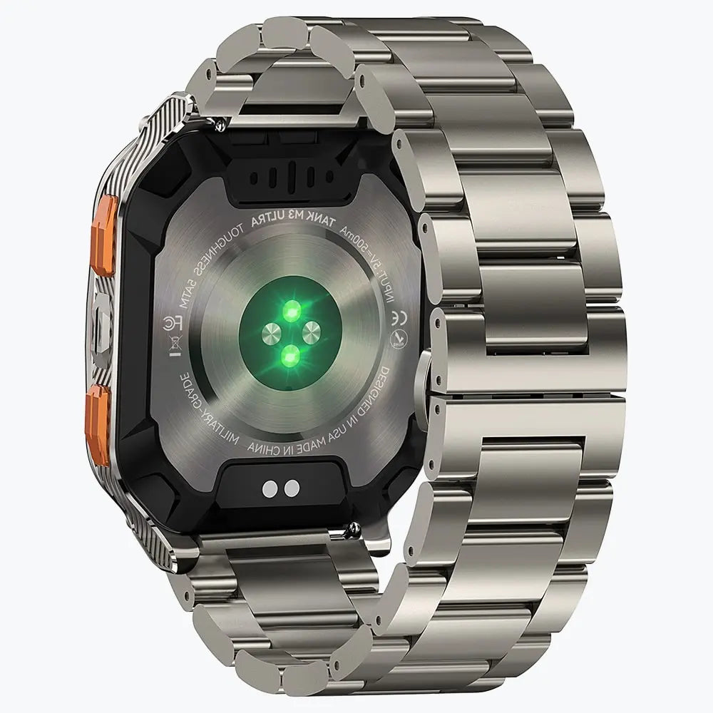 kospet-tank-m3-ultra-smartwatch-silver-with-steel-straps#color_silver^package_Silicone + Steel Premium